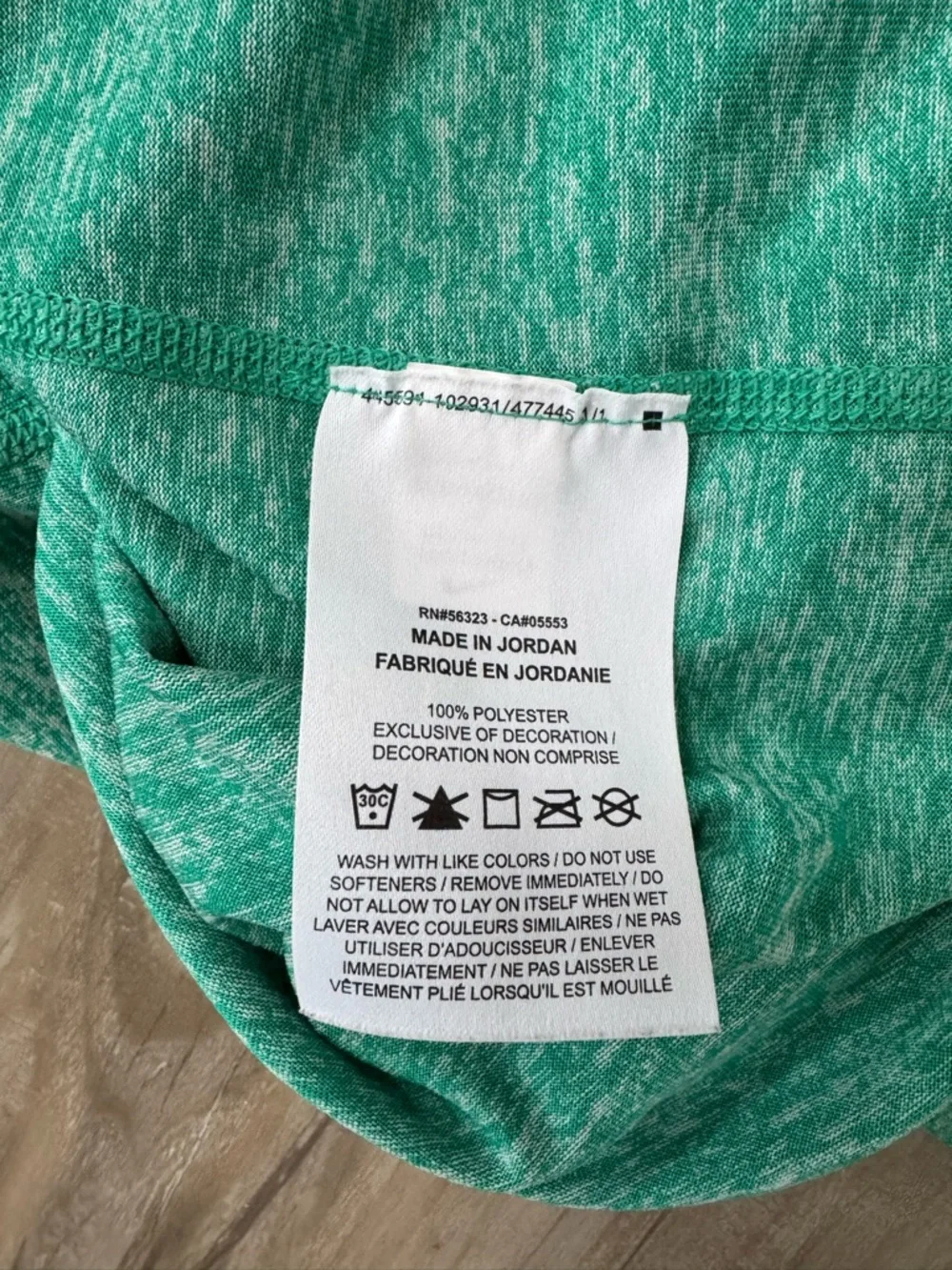 Nike Teal Heather Dri-FIT Scoop Neck Tank Top